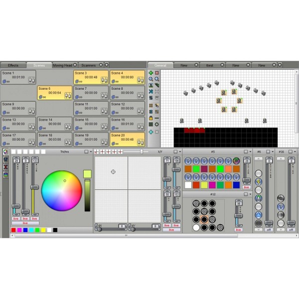 Программа управления световыми приборами Briteq LD-1024BOX DMX Interface 1024ch/300kB