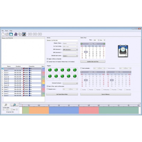 Программа управления световыми приборами BRITEQ LD-1024EASY+DMX Interface 1024ch/4MB